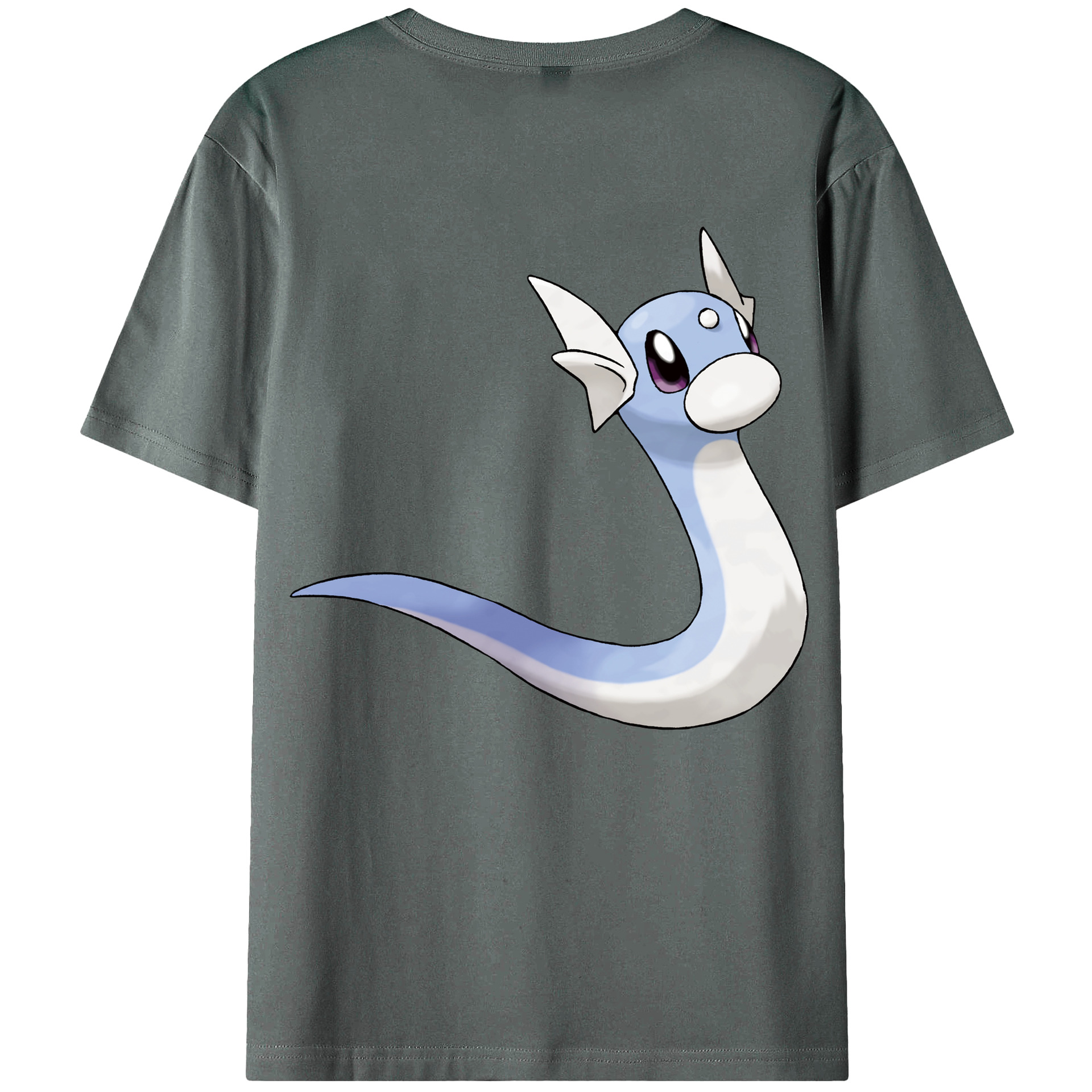 （画像用） ポケットモンスター Pokémon 綿100％ メンズ半袖Tシャツ（バックプリント） 通気性